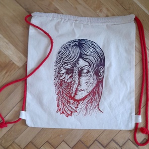 gymbag tornazsák - táska & tok - hátizsák - tornazsák, gymbag - Meska.hu