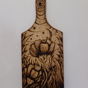 pyrograph vágódeszka egyedi pirográfia - Meska.hu