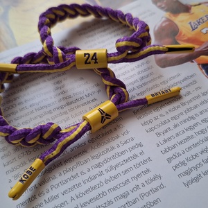 Kobe Bryant fonott karkötő - ékszer - karkötő - fonott karkötő - Meska.hu