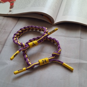 Kobe Bryant fonott karkötő - ékszer - karkötő - fonott karkötő - Meska.hu