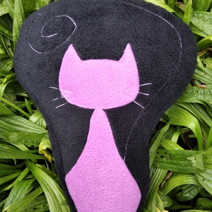 Téli bicikli nyereghuzat vízhatlan réteggel, Macska - Meska.hu