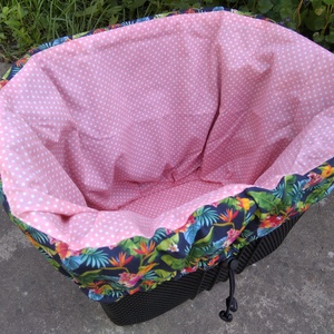 Kerékpár kosártáska, biciklikosár táska 2in1 egzotikus  - táska & tok - edzőtáskák - edzőtáskák - Meska.hu