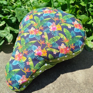 Ki-be fordítható bicikli nyereghuzat egzotikus minta  - Meska.hu