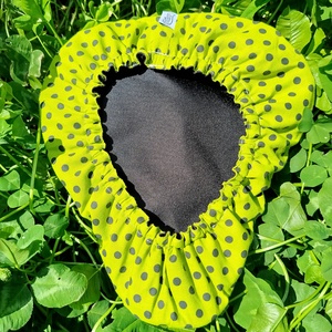 Ki-be fordítható kerékpár üléshuzat kivi zöld pöttyös  - táska & tok - edzőtáskák - edzőtáskák - Meska.hu