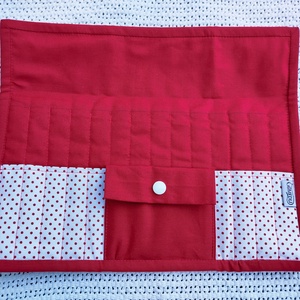 Horgolótű tartó egyedi hímzéssel - otthon & életmód - tárolás & rendszerezés - tárolókosár - Meska.hu