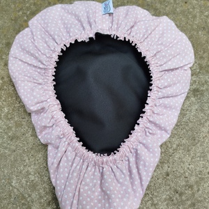 Ki-be fordítható kerékpár üléshuzat rózsaszín virág mintás  - játék & sport - sport és kikapcsolódás - kerékpározás - nyereghuzat - Meska.hu