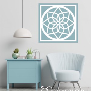 Mandala keretben modern falikép fából - otthon & életmód - dekoráció - spiritualitás - mandala - Meska.hu