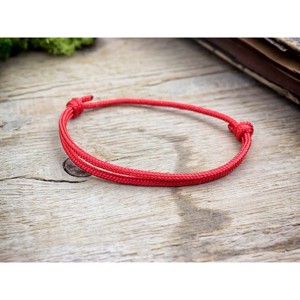 Kabbala védelmező vörös paracord karkötő, Ékszer, Karkötő, Fonott karkötő, , MESKA