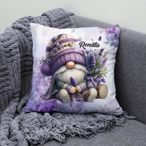 Névvel kérhető - Tündéri Levendulás manó mintás párna - otthon & életmód - lakástextil - párna & párnahuzat - díszpárna (belsővel együtt) - Meska.hu