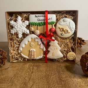 Nagyi jókívánsága - Mézeskalács dísz dobozban - Meska.hu