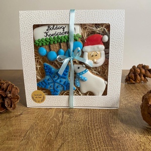 Jeges kívánság - Mézeskalács dísz dobozban - Meska.hu