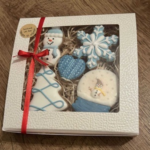 Kék varázs - Mézeskalács dísz dobozban - Meska.hu