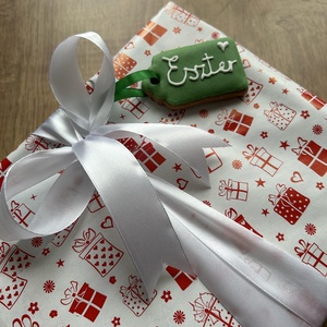 Ajándékkísérő mézeskalács, Otthon & Életmód, Papír, írószer, Ajándékozás kellékei, Ajándékkísérő, , MESKA