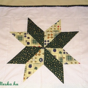 karácsonyi terítő - AKCIÓ!!, Karácsony, Karácsonyi lakásdekoráció, Ünnepi asztaldekoráció, Patchwork, foltvarrás, MESKA