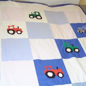 Traktoros, teherautós patchwork takaró - otthon & lakás - lakástextil - takaró - Meska.hu Traktoros, teherautós patchwork takaró - otthon & lakás - lakástextil - takaró - Meska.hu