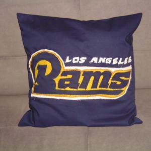 Los Angeles Rams amerikai focicsapat párna, Otthon & Életmód, Lakástextil, Párna & Párnahuzat, Patchwork, foltvarrás, MESKA