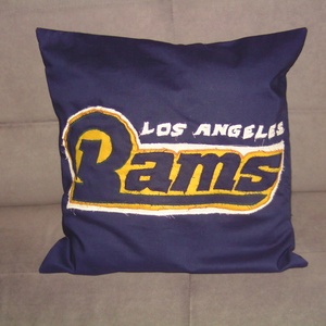 Los Angeles Rams amerikai focicsapat párna, Otthon & Lakás, Lakástextil, Párna & Párnahuzat, Patchwork, foltvarrás, Meska