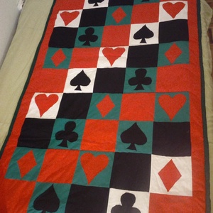 patchwork pókeres  ágytakaró - LEÁRAZTAM!! - Meska.hu