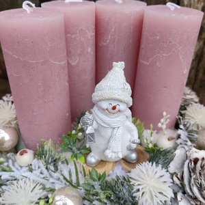 Hóemberkés adventi koszorú  - karácsony - adventi díszek - adventi koszorú - Meska.hu