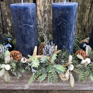 Adventi asztali dísz - karácsony - adventi díszek - adventi gyertyadíszek és koszorúdíszek - Meska.hu