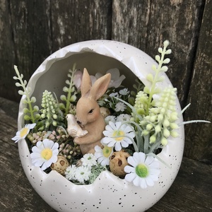 Húsvéti asztali dekoráció - otthon & életmód - dekoráció - asztal és polc dekoráció - asztaldísz - Meska.hu