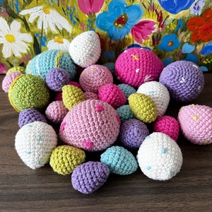 Horgolt tojások (csomag) - Meska.hu