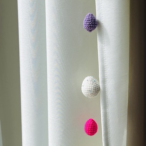 Horgolt tojások girland (csomag) - ünnepi díszek, dekorációk - húsvéti díszek és dekorációk - húsvéti tojás, hímestojás - Meska.hu