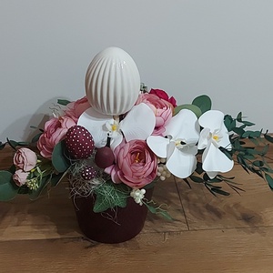 Porcelántojásos asztaldísz - otthon & életmód - dekoráció - asztal és polc dekoráció - asztaldísz - Meska.hu