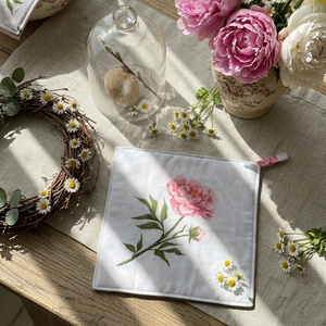 Bazsarózsa Varázs � Kézműves Edényfogó a Romantikus Konyhába, Otthon & Életmód, Konyhafelszerelés, tálalás, Konyhai textil, Edényfogó & Edényfedő, Varrás, MESKA