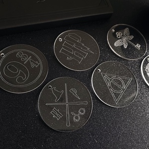 Harry Potter plexi karácsonyfadísz szett - karácsony - karácsonyi lakásdekoráció - karácsonyfadíszek - Meska.hu