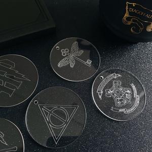 Harry Potter plexi karácsonyfadísz szett - karácsony - karácsonyi lakásdekoráció - karácsonyfadíszek - Meska.hu