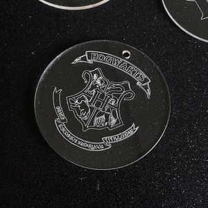Harry Potter plexi karácsonyfadísz szett, Karácsony, Karácsonyi lakásdekoráció, Karácsonyfadíszek, Gravírozás, pirográfia, MESKA