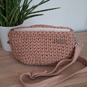 horgolt övtaska - táska & tok - kézitáska & válltáska - kézitáska - Meska.hu