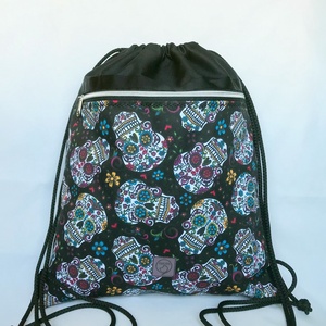 Mexikói Koponyás Vízlepergető Gym Bag Hátizsák - Meska.hu