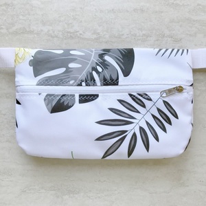 Sárga Virágos Pálmaleveles Vízálló Övtáska - táska & tok - övtáska - Meska.hu