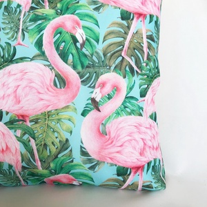 Flamingó Mintás Türkiz Vízálló Szatyor - táska & tok - kézitáska & válltáska - válltáska - Meska.hu