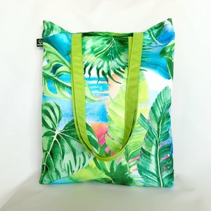 Zöld Pálmalevelek Vízálló Szatyor - táska & tok - kézitáska & válltáska - válltáska - Meska.hu