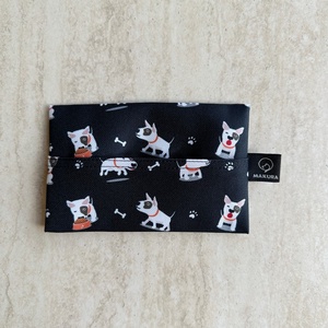Bullterrier Mintás Papírzsebkendő Tartó  - Meska.hu