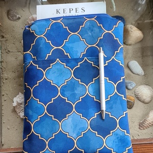 Cipzáras könyvtok gyöngyvászonból - Meska.hu