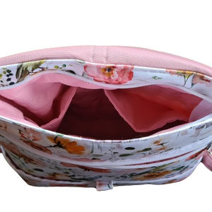 Mintás gyöngyvászon hátizsák - táska & tok - hátizsák - hátizsák - Meska.hu