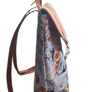 Mintás gyöngyvászon hátizsák - táska & tok - hátizsák - hátizsák - Meska.hu