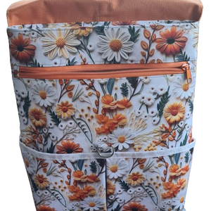 Mintás gyöngyvászon hátizsák - táska & tok - hátizsák - hátizsák - Meska.hu