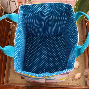 Textil kosár, tároló egyedi méretben és színben - otthon & életmód - tárolás & rendszerezés - tárolókosár - Meska.hu