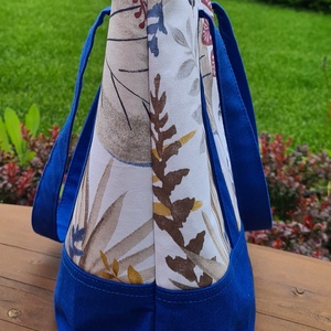 Nyári vászontáska - táska & tok - bevásárlás & shopper táska - shopper, textiltáska, szatyor - Meska.hu