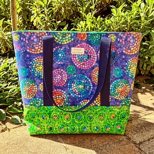 Nyári vászontáska - táska & tok - bevásárlás & shopper táska - shopper, textiltáska, szatyor - Meska.hu