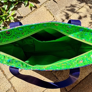 Nyári vászontáska - táska & tok - bevásárlás & shopper táska - shopper, textiltáska, szatyor - Meska.hu