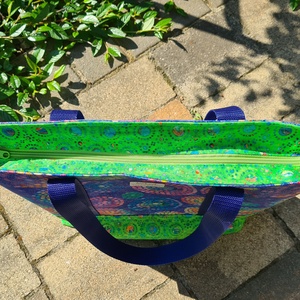 Nyári vászontáska - táska & tok - bevásárlás & shopper táska - shopper, textiltáska, szatyor - Meska.hu