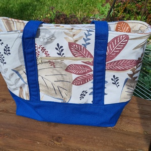 Nyári vászontáska - táska & tok - bevásárlás & shopper táska - shopper, textiltáska, szatyor - Meska.hu