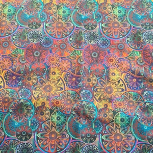 Színes mandala - vízhatlan gyöngyvászon - Meska.hu