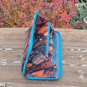 Őszi levelek -  nagyméretű cipzáros pénztárca - táska & tok - pénztárca & más tok - pénztárca - női pénztárca - Meska.hu